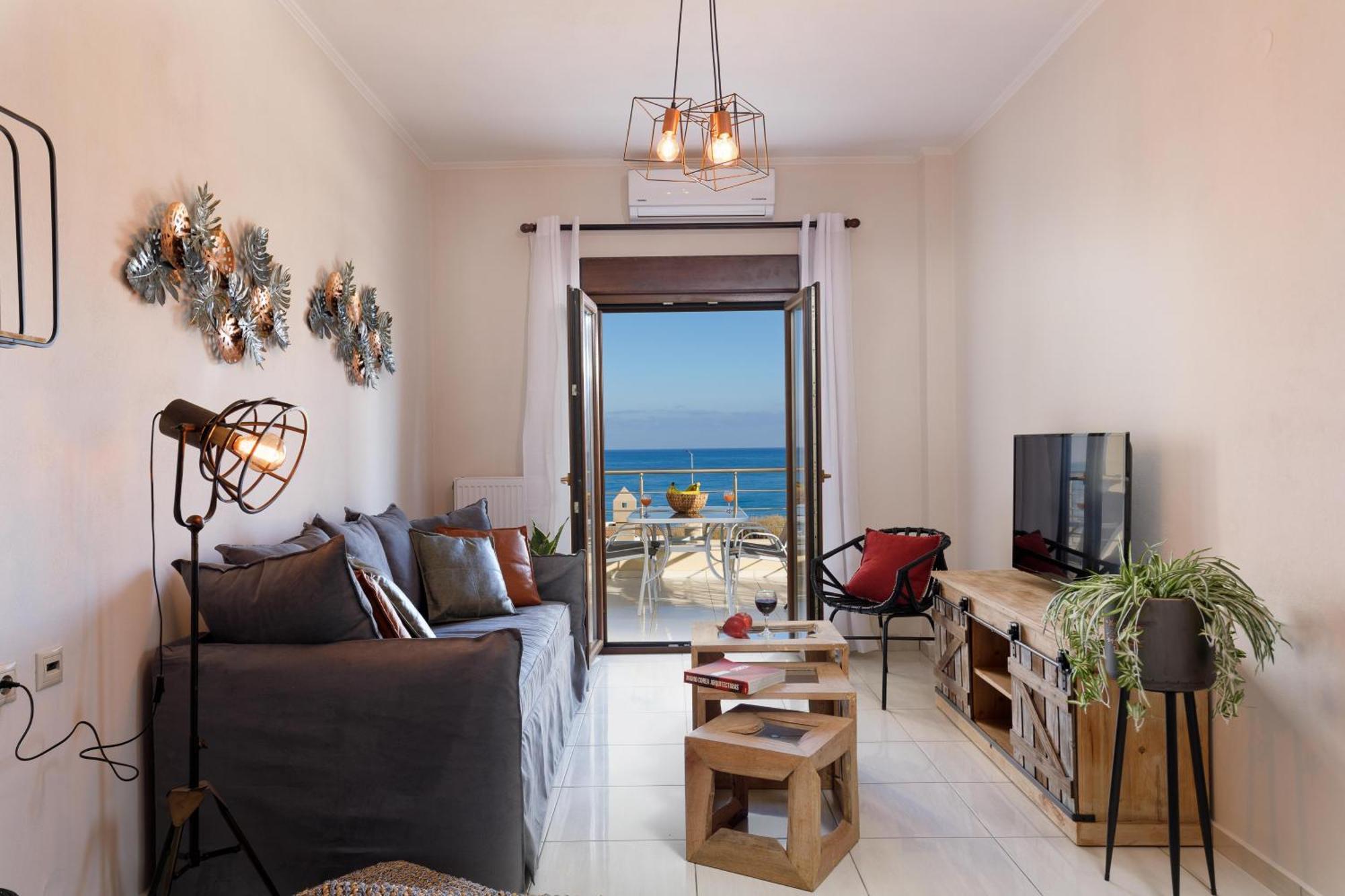 Oak Wood - Sea View Exclusive Maisonette Sfáka 外观 照片